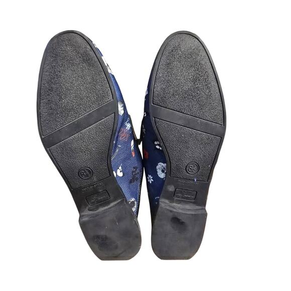 Libby Edelman  sz 8.5 Paige Lipstick Camera Butterfly Flower Mule‎ EUC - Picture 6 of 6